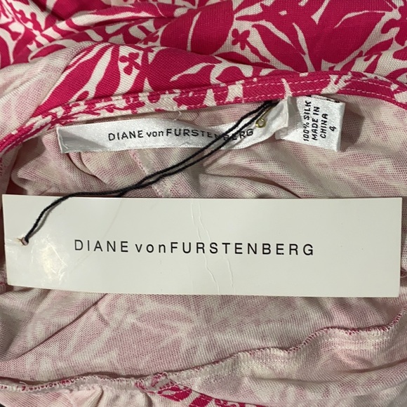 🦋HP X 4🦋DIANE von FURSTENBERG | Euphony Dress | 100% Silk | Size 4 | NWT - Picture 8 of 11